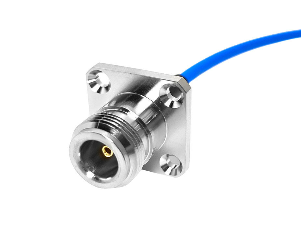 N公头和N母头法兰安装接RG402电缆组件